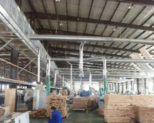 工廠車間除塵通風(fēng)安裝