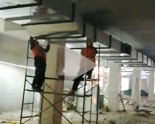 通風管道現(xiàn)場安裝視頻